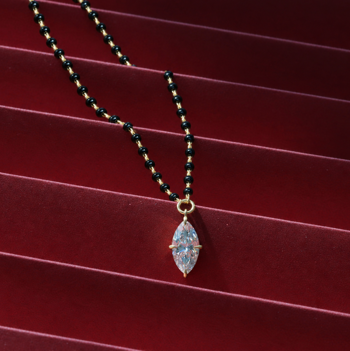Diamond Mangal Sutra Necklace